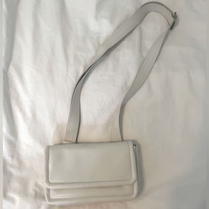 Leather cross body purse